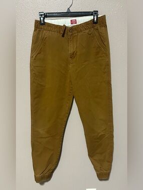Levi’s XX Men’s Small Chino Standard Taper Stretch Joggers Brown